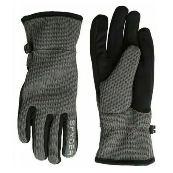 Spyder Core Conduct Gloves Mens Size S Touchscreen Compatible Anti-Pill Fleece - Picture 1 of 2
